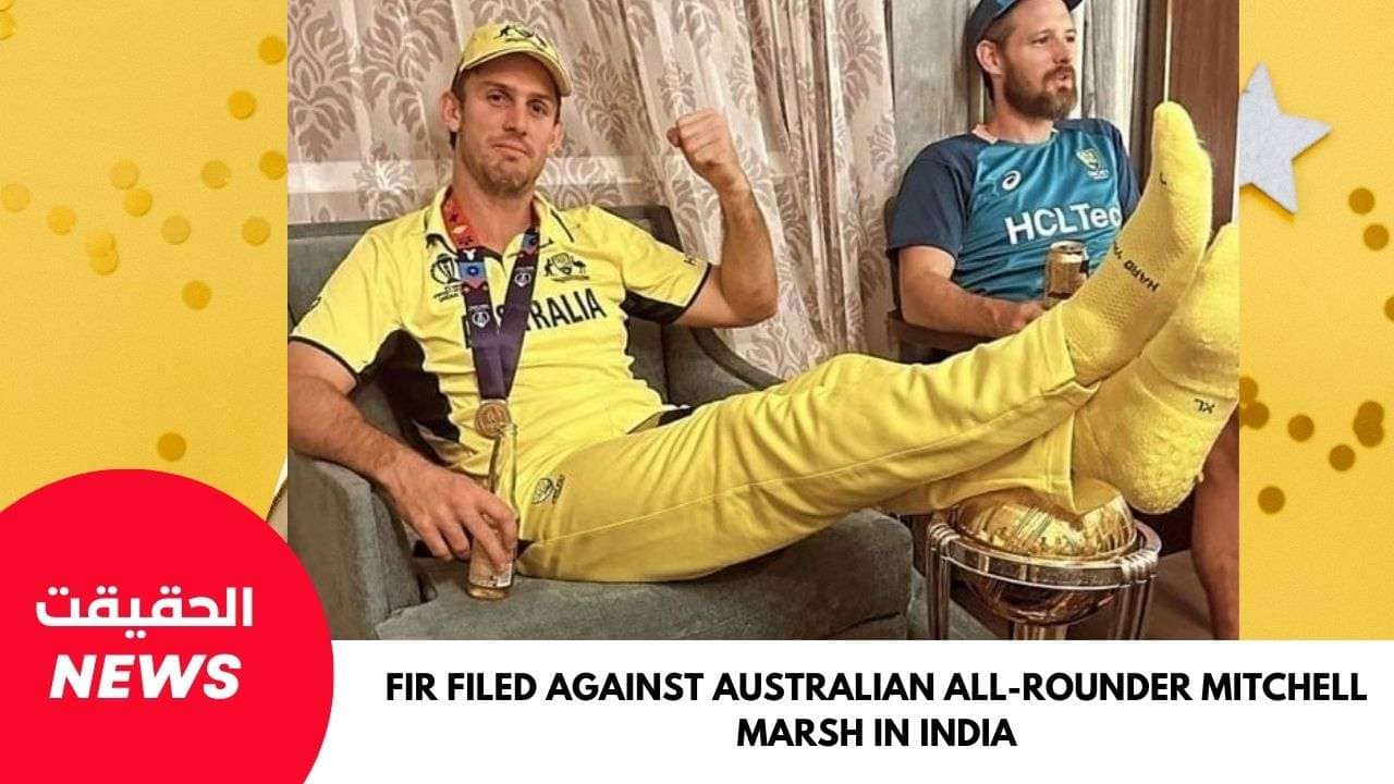 World Cup 2023: FIR filed against Australian all-rounder Mitchell Marsh in India